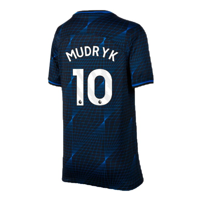 2023-2024 Chelsea Away Shirt (Kids) (MUDRYK 10)-SoccerKits Hub | Buy Soccer Jerseys Online